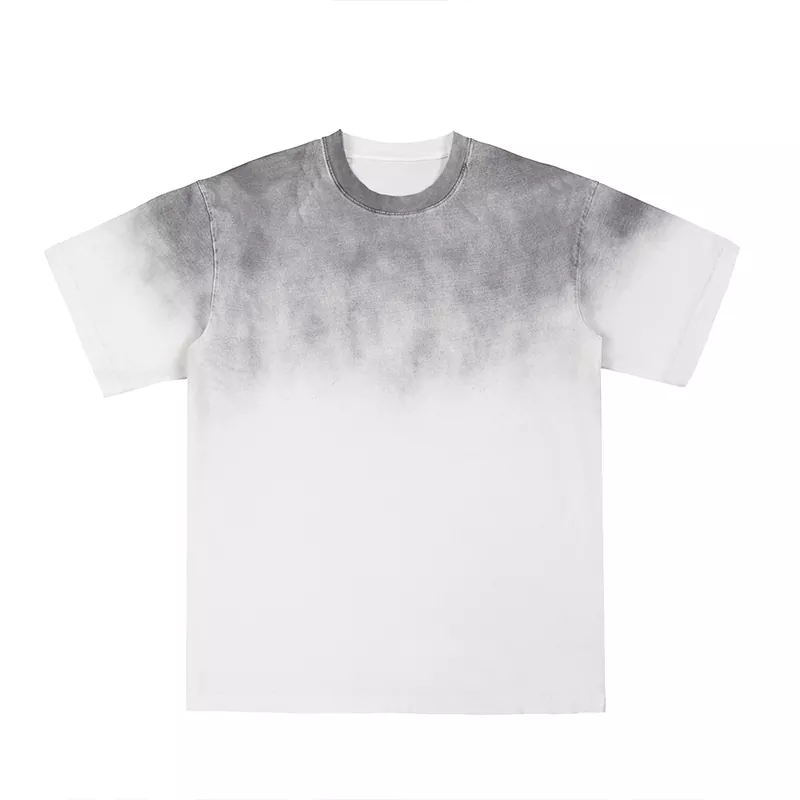 GOODTEXのルーズウォッシュグラデーションコットンメンズTシャツが現代男性に最適な理由
