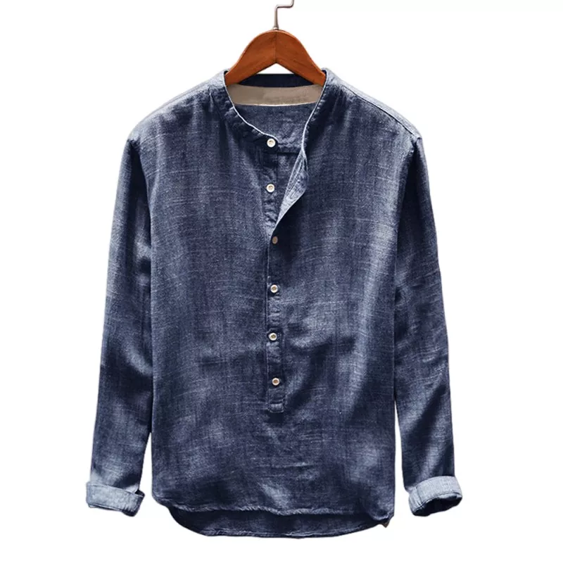 Pullover Solid Color Loose Long Sleeve Shirt